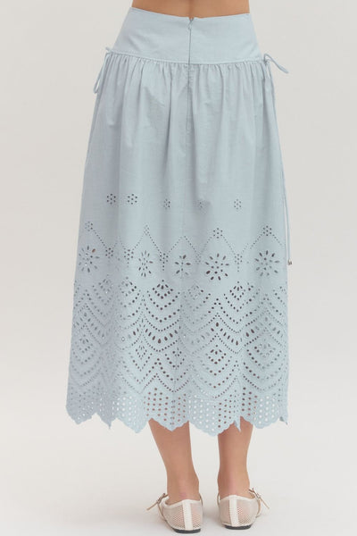 Evelyn Eyelet Skirt