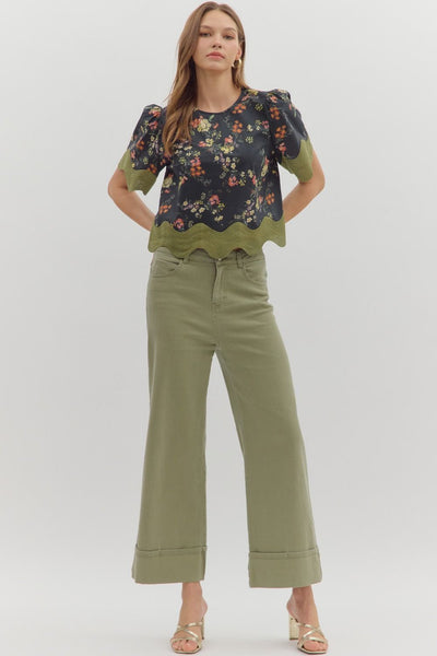 Babs Floral Top