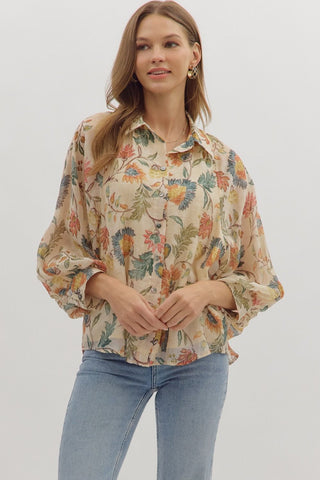 Damask Blouse