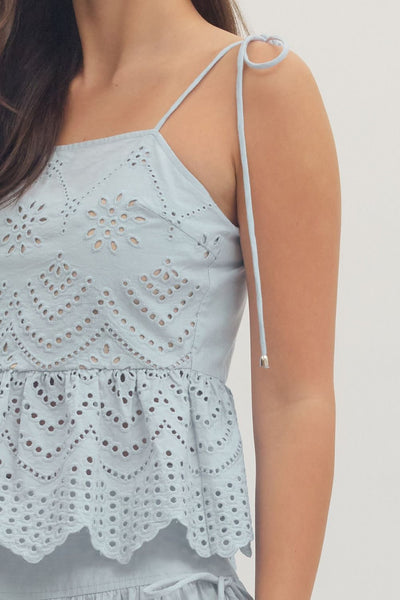 Evelyn Eyelet Top