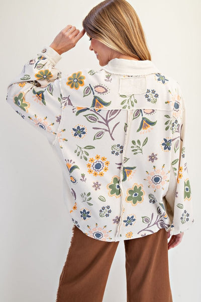 Faded Floral Sweatshirt