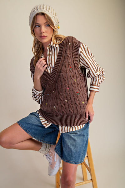 Francis Floral Vest
