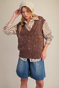 Francis Floral Vest