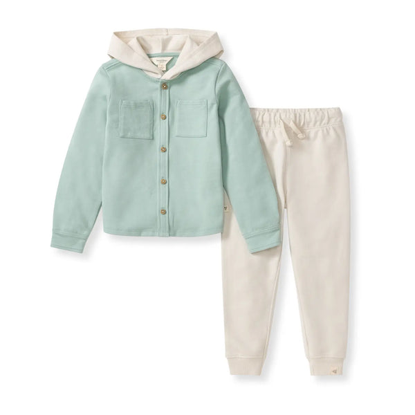 Hooded Shirt Set