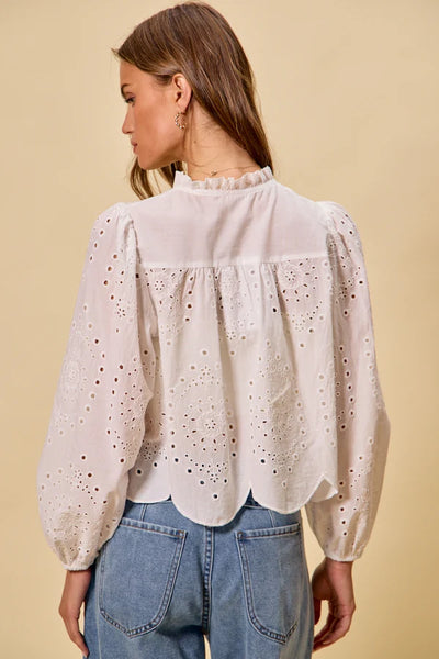 Mandy Eyelet Blouse