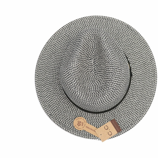 Two Tone Panama Hat