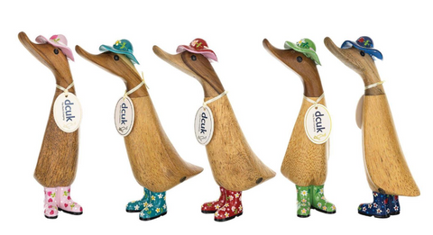 Floral Boot Hat Duckling