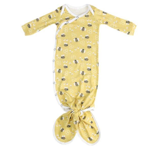 0-4M Knotted Baby Gown