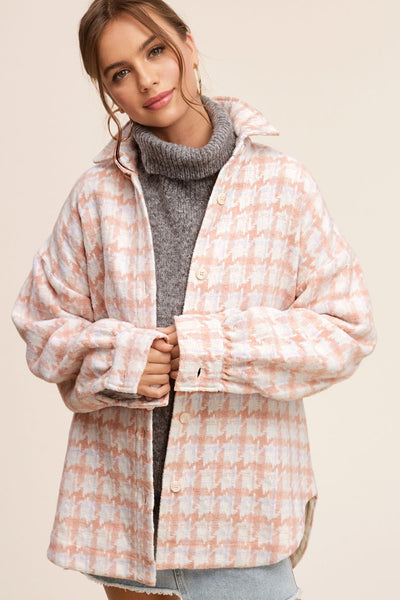 Houndstooth Shacket