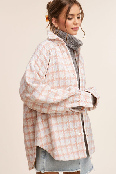 Houndstooth Shacket