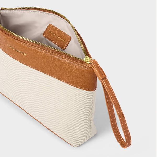 Canvas Wristlet Clutch
