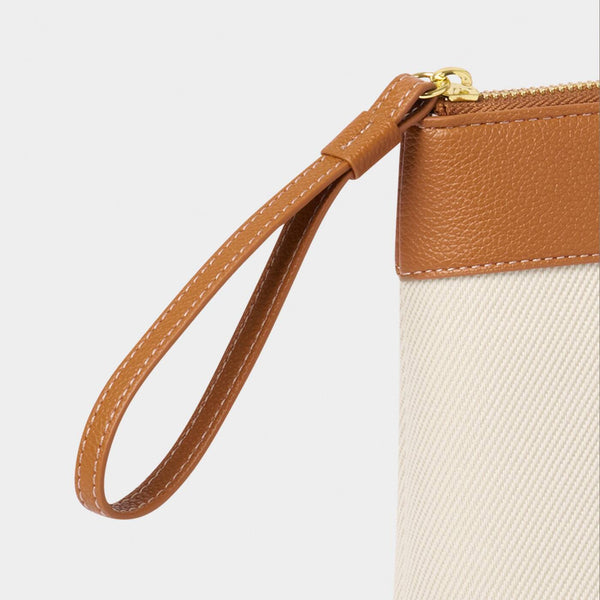 Canvas Wristlet Clutch