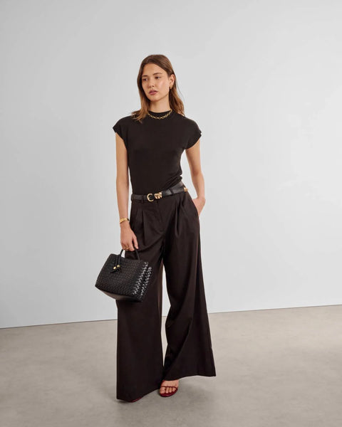 Nova Hand Woven Top Handle Bag