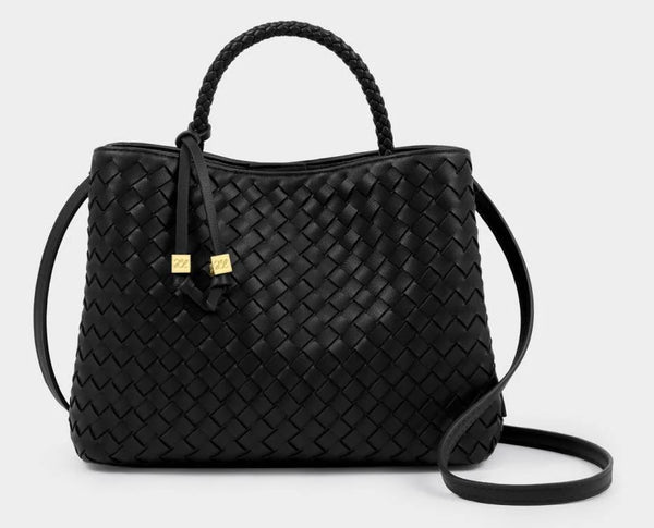 Nova Hand Woven Top Handle Bag