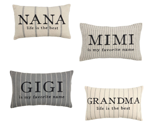 Grandma Striped Pillows