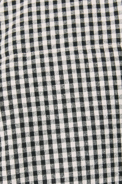 Gingham Puffer Jacket