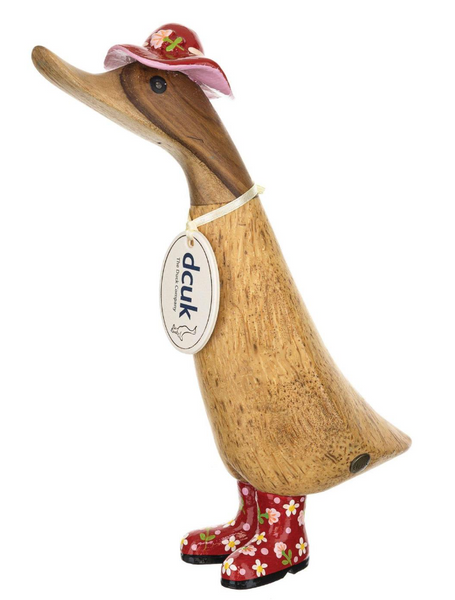 Floral Boot Hat Duckling