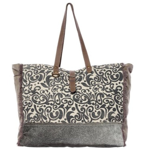 Floral Print Weekender Bag