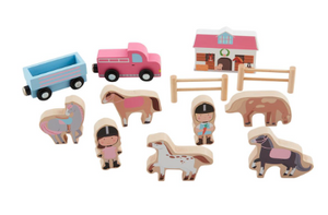 Horse Stable & Animal Farm Toy Sets