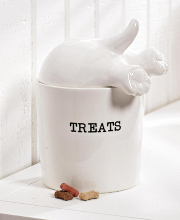 Dog Tail Treat Canister