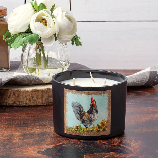 Rooster Jar Candle