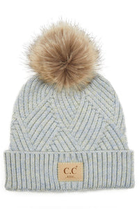 Kids Pom C.C Beanie