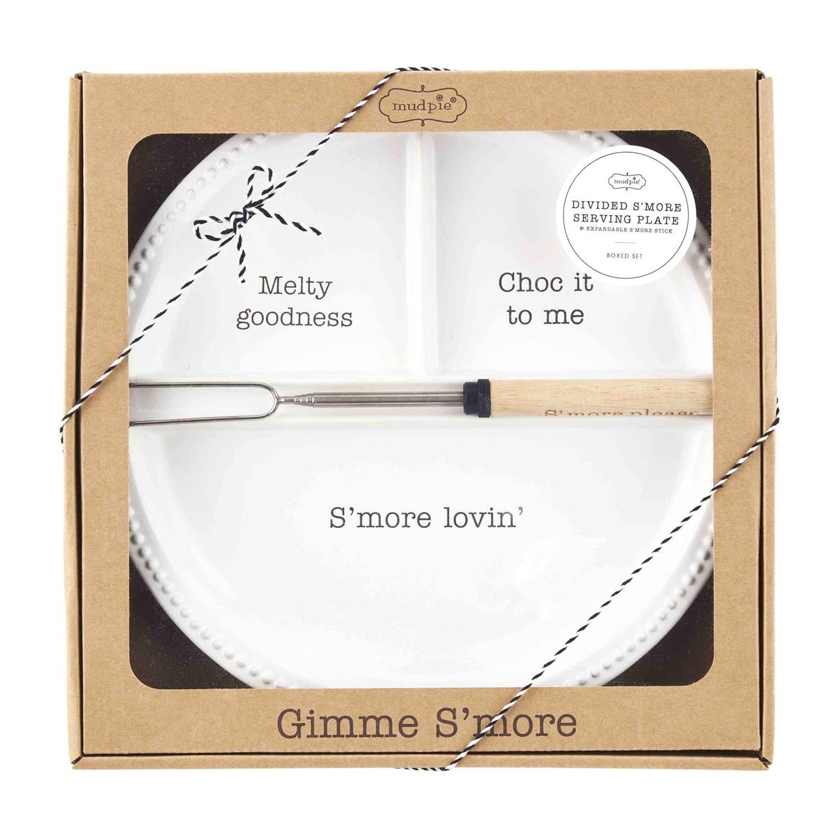 S'mores Plate & Skewer Set