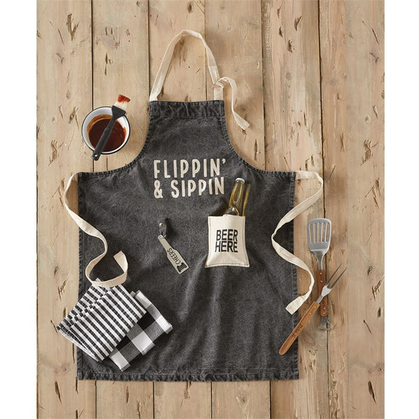 Flippin' & Sippin' Apron Set