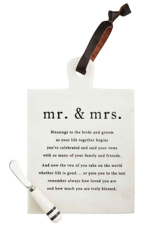 Mr. & Mrs. Blessing Board Set