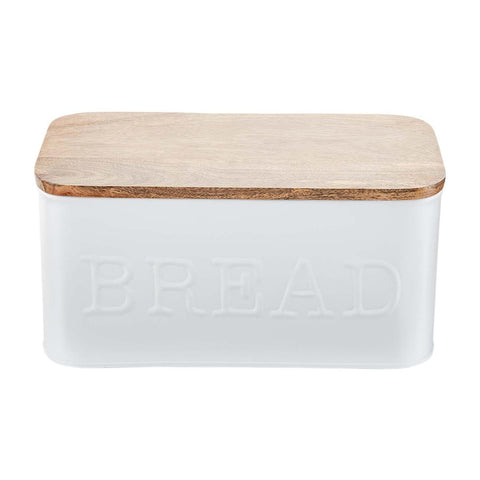 Wood Lid Bread Box