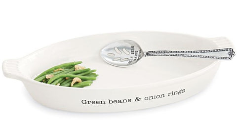 Green Bean Serving Dish